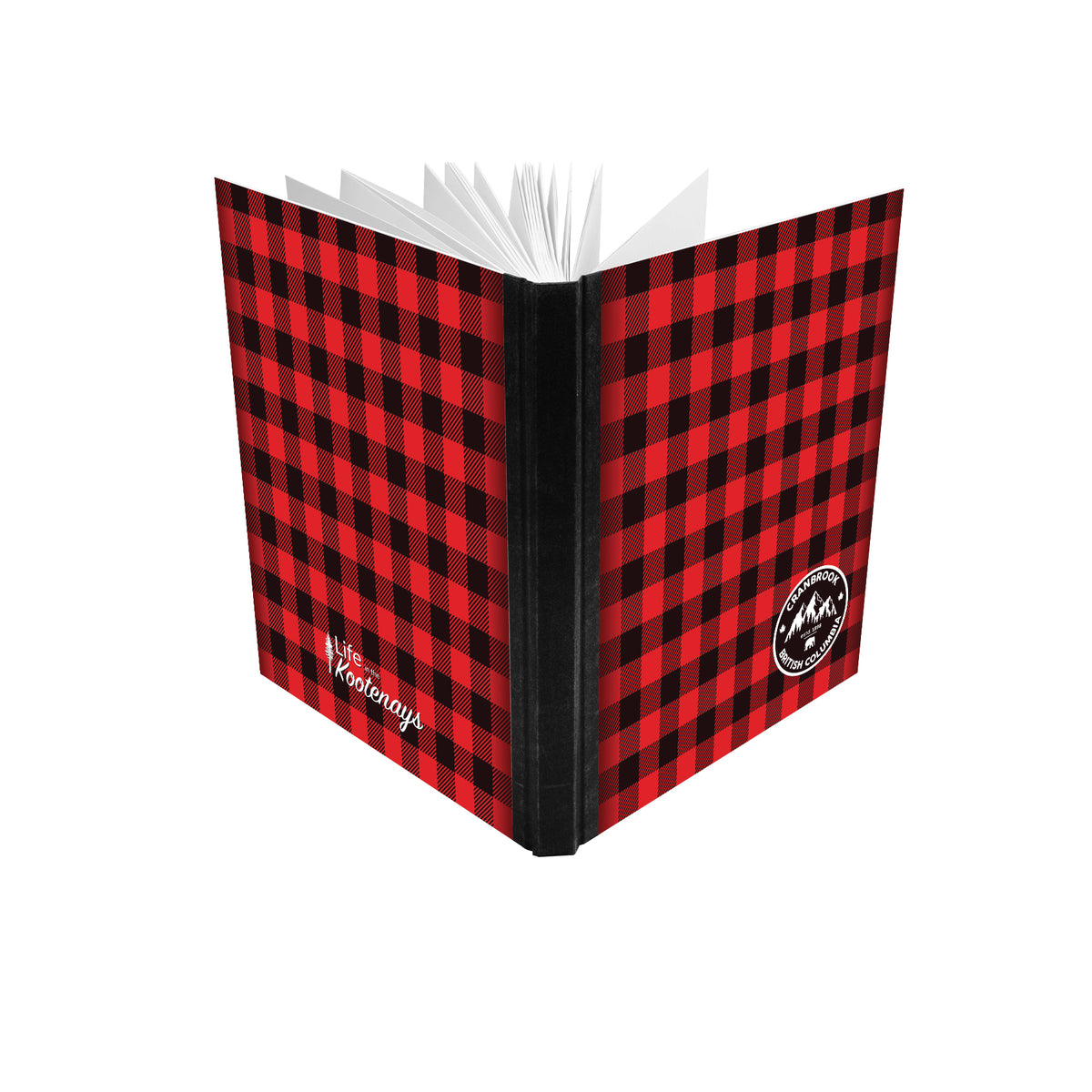 Cranbrook BC Red Flannel Notebook
