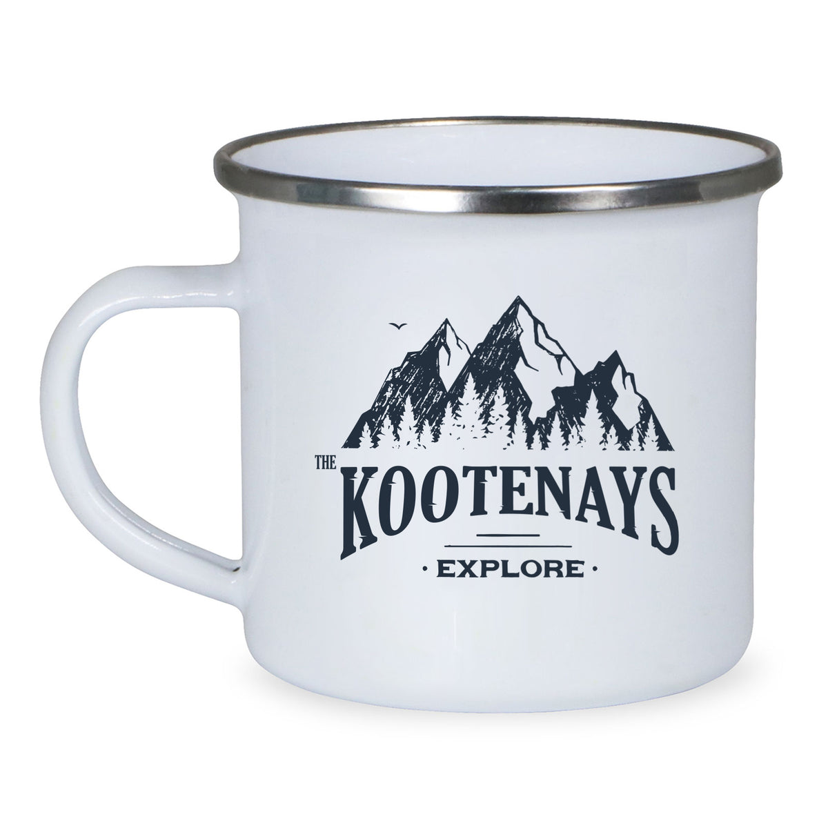 Kootenays Explore Enamel Camp Mug
